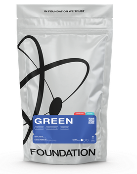 Суміш кави в зернах Foundation Coffee Roasters Green 250 гр