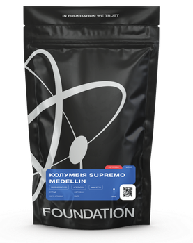Кава в зернах Foundation Coffee Roasters Колумбія Supremo Medellin 250 г