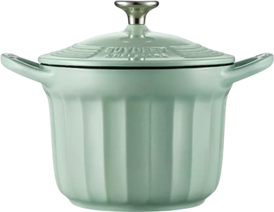 Garnek do gotowania gęsi Buydeem żeliwny emaliowany Cozy Greenish 1.8 l (6950386610123)