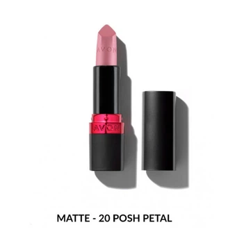 Увлажняющая матовая губная помада Avon "Ультра" 20 Лепестки розы (20 Posh Petal) 3,6г