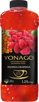 Концентрат напитка Yonago Чай Малина с облепихой 1250 г (4823113304584)