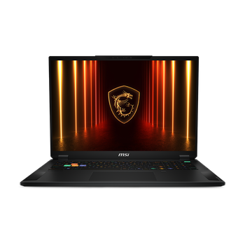 Ноутбук MSI Stealth A18 AI+ A3XWIG Midnight Black 18" Mini LED 3840x2400 120 Гц / AMD Ryzen AI 9 HX 370 / NVIDIA GeForce RTX 5080 16 ГБ / RAM 64 ГБ / DDR5 / SSD 2 ТБ / Windows 11 Pro / 2.9 кг (A3XWIG-009US)