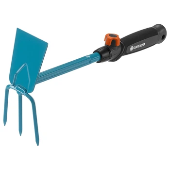 Тяпка ручная Gardena Combisystem 6.5 см – 3 зубца, для сорняков и аэрации почвы, эргономичная рукоятка, дюропластовое покрытие(DL_2EC2AAE68B87)