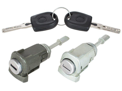 Личинка замка передних дверей (комплект) VW Passat B5 (1996-2005) L+R 3B0837167 3B0837168