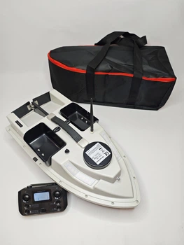 Кораблик короповий для підгодовування GPS-99точок 500м D19 LED 18000ма/ч сірий