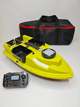 Кораблик короповий для підгодовування GPS-99точок 500м D19 LED 24000ма/ч жовтий