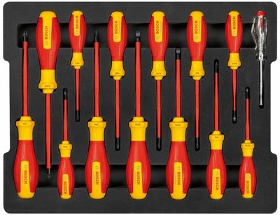 Набор отверток Bosch Professional с изоляцией VDE 14 шт (1600A02NF9)