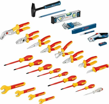Набір інструментів Bosch Professional з ізоляцією VDE 37 шт (1600A02NG4)