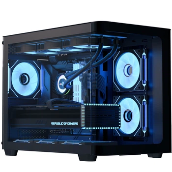Корпус AeroCool P300C-G-BK-v1 (ACCS-PN02033.11) Black без БЖ ( Black )