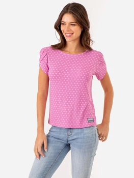 Футболка женская U.S. Polo Assn 215840-7F00A(PINK PIZAZZ) S Розовая (786660546194)