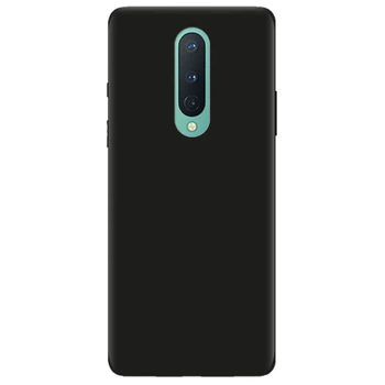 Чехол для OnePlus 8 черный матовый soft touch (14570050212168418)
