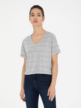 Футболка женская Pierre Cardin G022SZ011-000-1841725(gri melanj) S Серая (8683857053140)