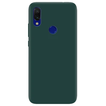 Чехол для Xiaomi Redmi Note 7 / 7Pro темно-зеленый матовый soft touch (11582120337371912)