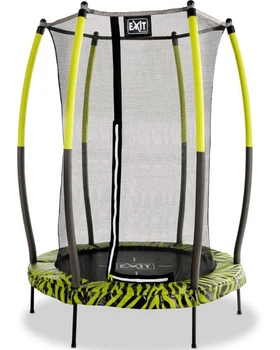 Батут Exit Tiggy Junior 140cm + safety, Black/Green (10.00.70.40)
