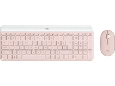 Комплект (клавіатура + миша) Logitech MK470 Rose (920-011322)