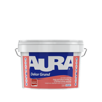 Грунтовка кварцевая Aura Dekor Grund адгезионная Белая 2.5 л