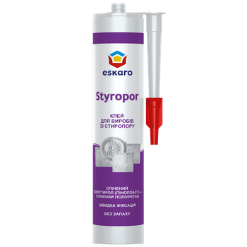 Клей для изделий из стиропора Eskaro Styropor Белый 300 мл