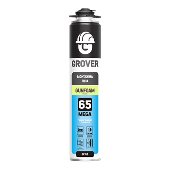 Пена монтажная GROVER GF65 профессиональная 840 мл