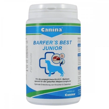 Витаминно-минеральный комплекс для щенков и молодых собак Canina «Barfers Best Junior» при натуральном