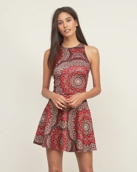 Топ Abercrombie & Fitch AF5847W S 10277 Червоний