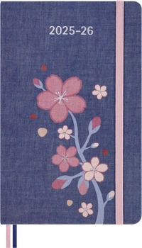 Еженедельник Moleskine Sakura 2025-2026 13 х 21 см 208 страниц (8056999276225)