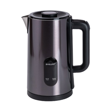 Чайник электрический Sokany SK-09019G, 3 л, серый, электрочайник, бытовая техника, кухонный прибор