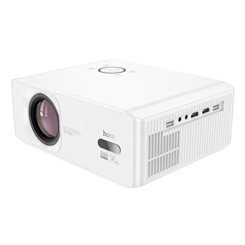 Проектор HOCO DT3 Smart electric focus projector 1080P, Android version, 370 ANSI, Wi-Fi 2.4+5G Білий