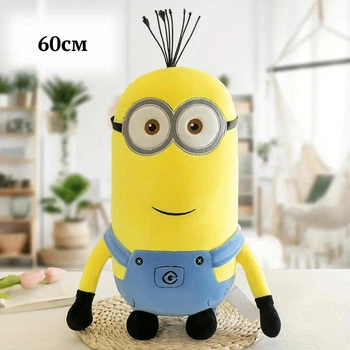 Мягкая игрушка обнимашка миньон Кевин 60 см герой мультфильма гадкий я minions желтый (9108)