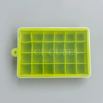 Форма силиконовая Ice Cubes для льда Зеленая