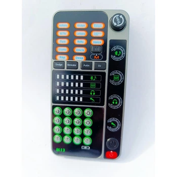Изменитель голоса M13 Voice Changer, звуковая карта, микрофон, Bluetooth, 3.5 мм, для стримов, игр, подкастов