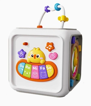 Развивающая игрушка Мультикуб музыкальный WToys озвучка на украинском языке Цыпленок