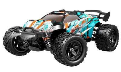 Машинка на радиоуправлении с противоударным корпусом 4WD Бирюзовый