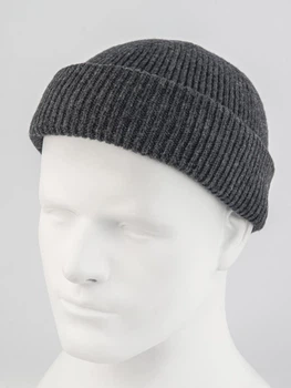 Шапка-трансформер чоловіча в'язана JACK [JAK-002] One Size (56-60) Сірий