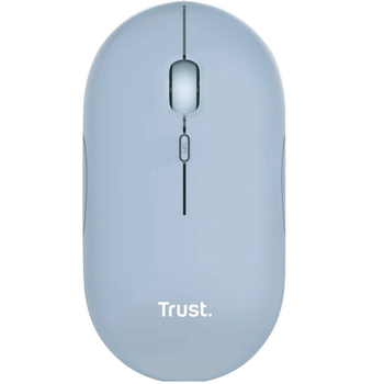 Мышь беспроводная Trust Puck Rechargeable Blue (24126)