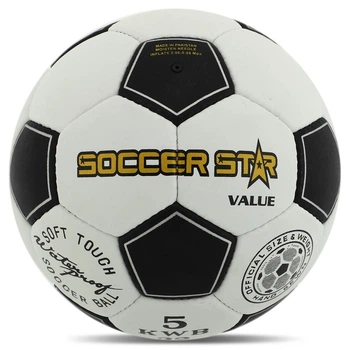 Мяч футбольный Core Soccer Star 6033 размер №5 White-Black