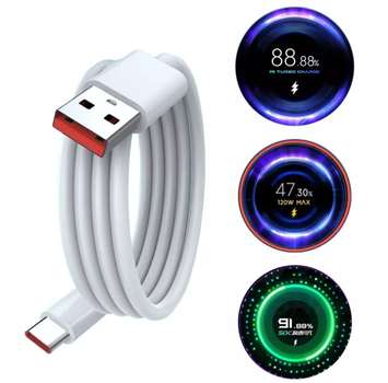 Кабель Xiaomi USB на Type-C Mi Turbo Charge 1м для Xiaomi Redmi Poco Белый