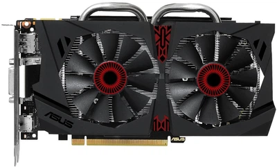 Видеокарта ASUS GTX 950 2Gb Strix Gaming (Strix-GTX950-DC2-2GD5-Gaming) (GDDR5, 128 bit, PCI-E 3.0 x16) Б/у