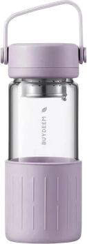Termobutelka Buydeem szklana z zaparzaczem Petal Purple 350 ml (6950386610055)