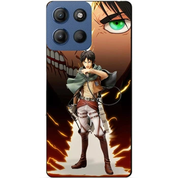 Чехол силиконовый бампер Candy для Motorola Moto G15 с рисунком Атака Титанов Attack on Titan