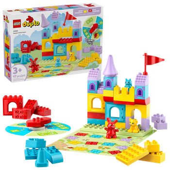 Zestaw klocków LEGO Duplo Gra Zamek Hopsy 47 elementów (10450)
