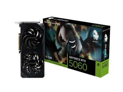 Відеокарта Gainward GeForce RTX 5060 Ghost 8 ГБ GDDR7 DLSS4