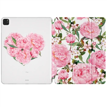Чехол книжка, обложка для планшета Apple iPad Air 11" 2024/2025 (Красный букет) эпл айпад эйр 11 М2 case, аир М3 cover