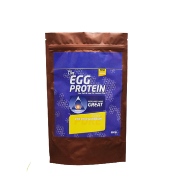 Яєчний Протеїн Альбумін (Egg Protein) Високе очищення 90% Білка 0.6 кг Натуральний смак для росту м'язів та схуднення