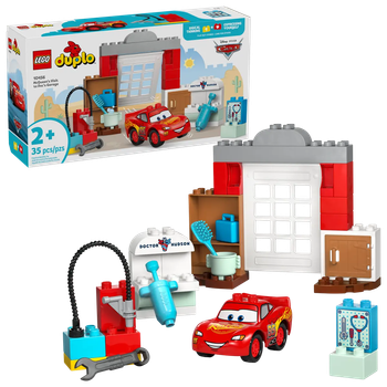 Zestaw klocków LEGO Duplo Wizyta McQueena w warsztacie Wójta 35 elementów (10456)