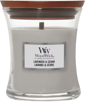 Świeca zapachowa Woodwick Lavender & Cedar 85 g (5038581103273)