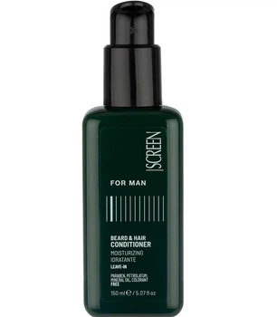Крем-кондиционер для волос и бороды несмываемый Screen For Man Beard & Hair Conditioner 150 мл