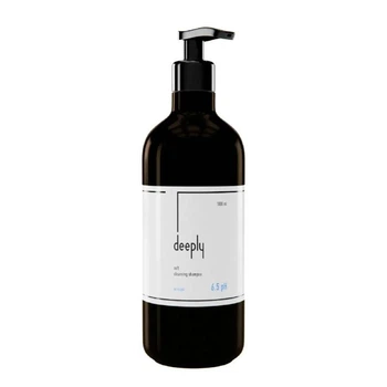 Шампунь глибокого очищення Deeply Soft Cleansing Shampoo 1000 мл, м'який 6.5 pH для тонкого, пошкодженного, фарбованого волосся з пошкодженнями