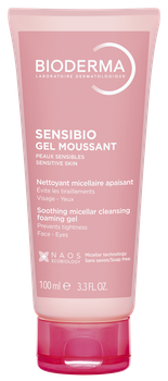 Очисний гель для чутливої шкіри Bioderma Sensibio Gel Moussant 100 мл