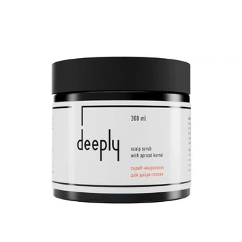 Скраб для кожи головы deeply scalp scrub with apricot kernel 300 мл