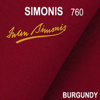 Більярдне сукно Iwan Simonis 760 Burgundy